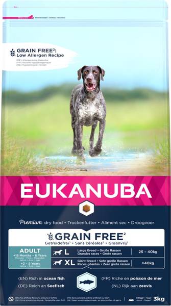 Euk adult L/XL grainfree 3 kg