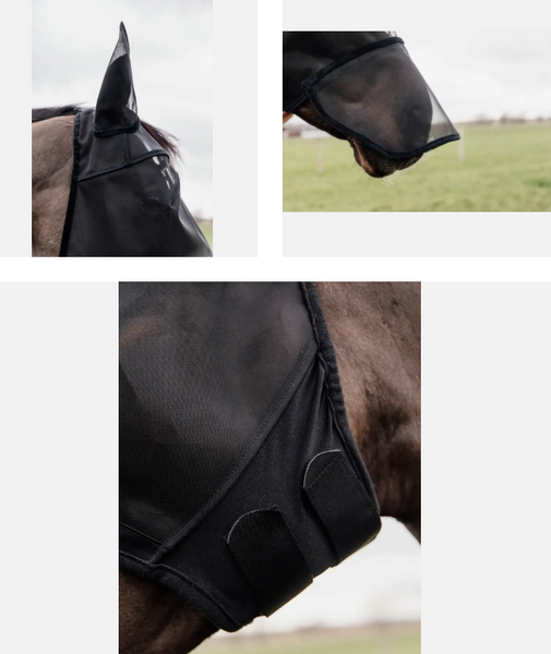 Kentucky fluemaske med &oslash;rer og nese