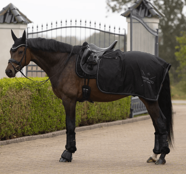 KLMona Fleece Trenings Dekken Sort